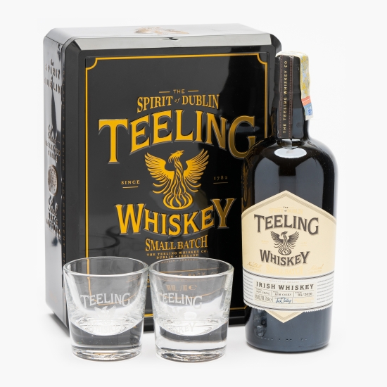 Blended Whiskey, 46%, Ireland, 0.7l + 2 pahare