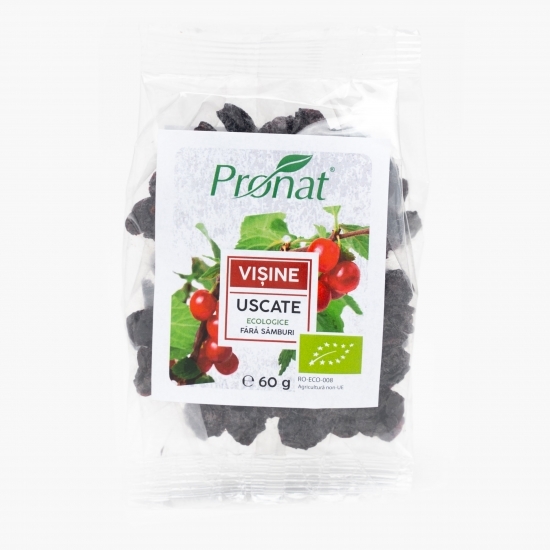 Vișine uscate ecologice fără sâmburi 60g