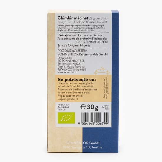 Ghimbir măcinat eco 30g