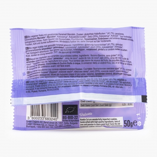 Fursec eco cu migdale și caramel sărat fără gluten 50g