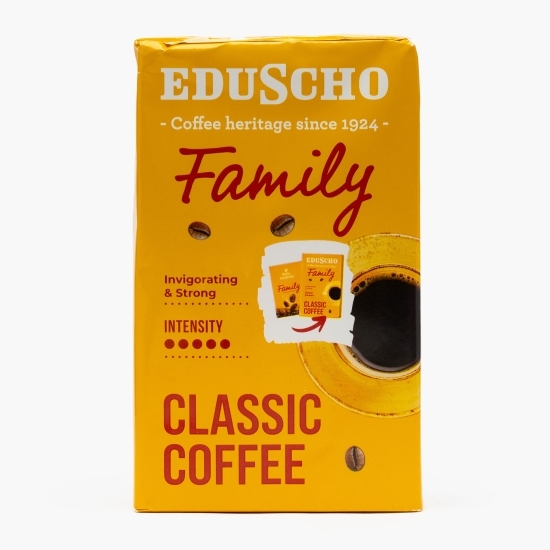Cafea prăjită și măcinată invigorating & strong 250g