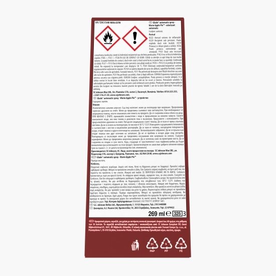 Aparat odorizant Automatic Spray + rezervă Warm Apple Pie 269ml