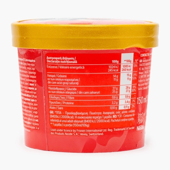 Înghețată Raspberry & Truffle, 150ml (106g)