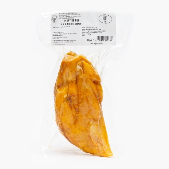 Piept de pui cu lămâie și șofran 300g