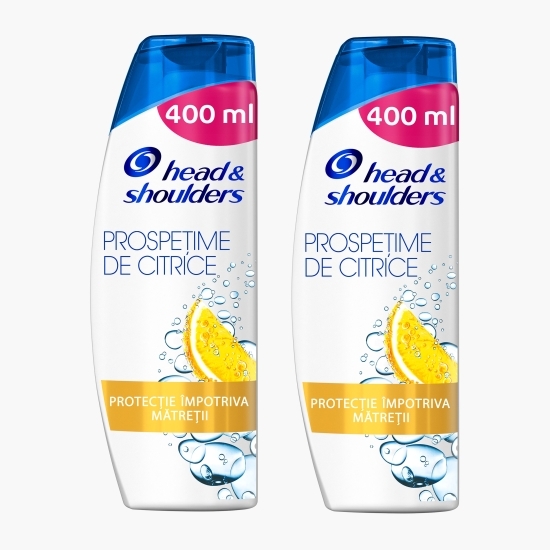 Șampon anti-mătreață Citrus Fresh pentru păr gras 2x400ml