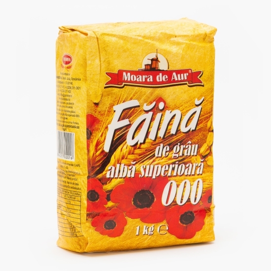 Făină de grâu albă superioară Moara de aur, tip 000, 1Kg