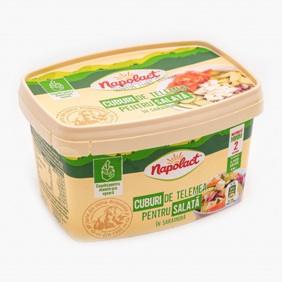 Telemea cuburi de vacă pentru salată 250g