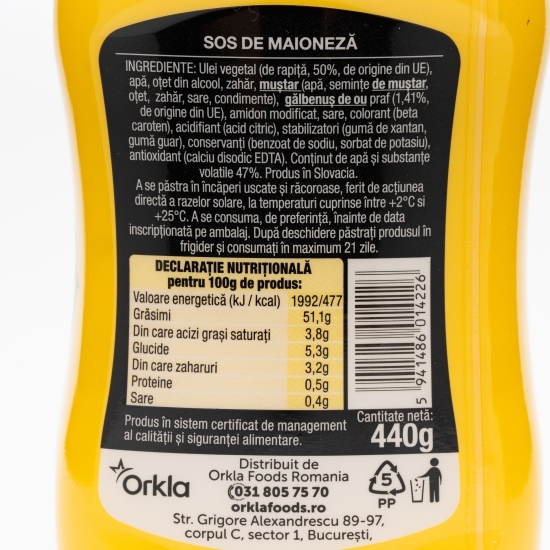 Sos de maioneză 440g