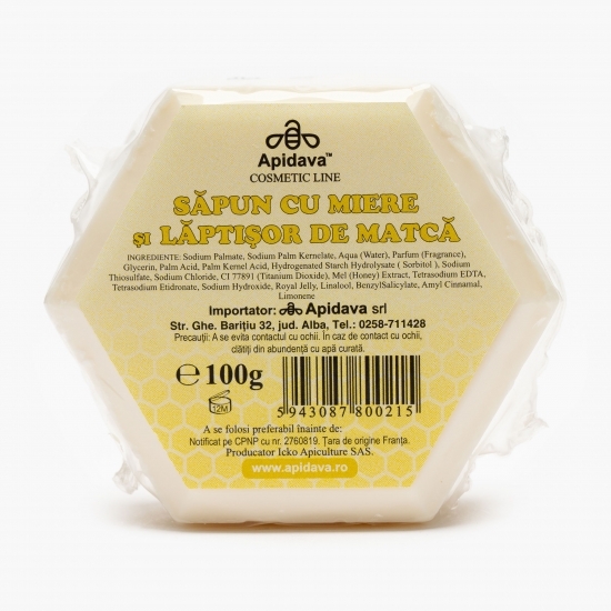 Săpun cu miere și lăptișor de matcă 100g