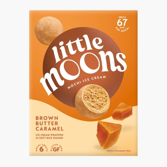 Înghețată mochi cu caramel și unt brun 192g