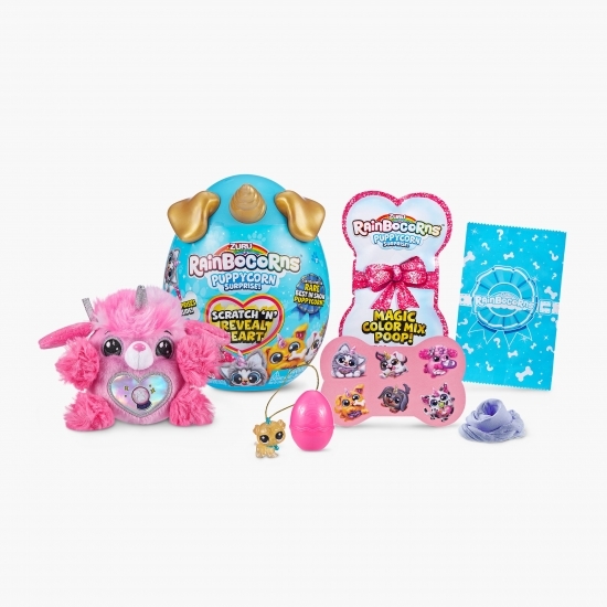 Jucărie Unicornul curcubeu surpriză cățel  3+ ani
