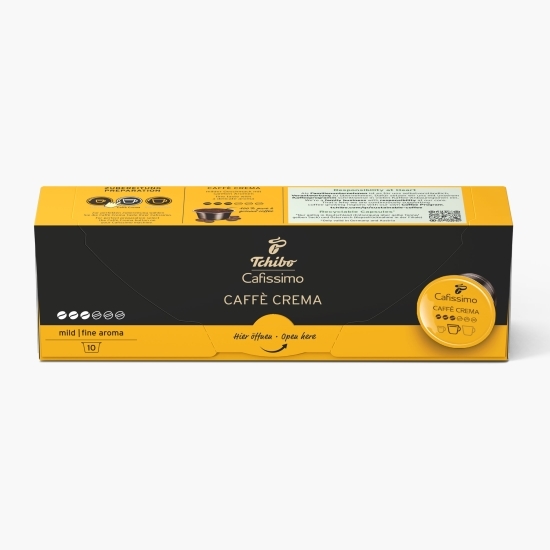 Cafissimo Caffe Crema Fine Aroma, 10 băuturi, cafea capsule 