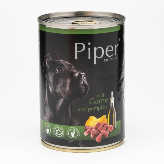 Hrană umedă pentru câini, 400g, cu carne de vânat și dovleac