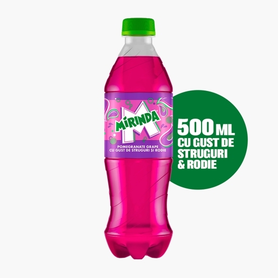 Băutură carbogazoasă cu gust de struguri și rodie 0.5l