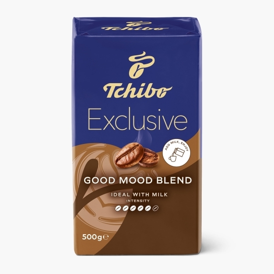 Cafea prăjită și măcinată Exclusive Good Mood Blend 500g