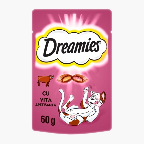Recompense pentru pisici, 60g, cu vită ademenitoare 