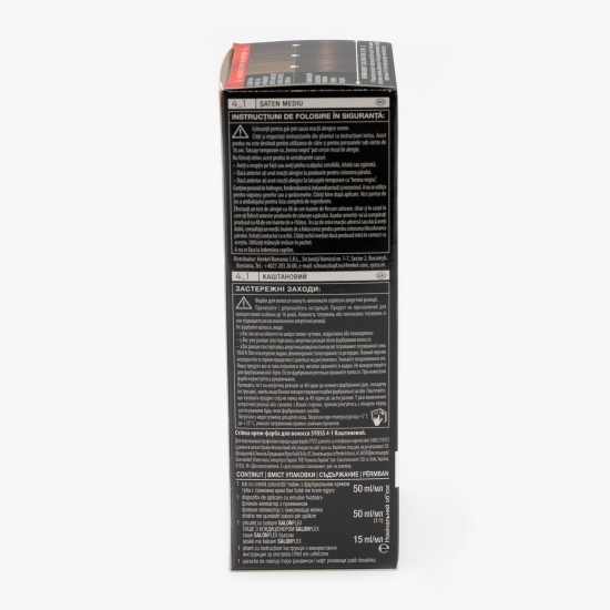 Vopsea de păr permanentă Professional Performance 4-1 șaten negru 115ml