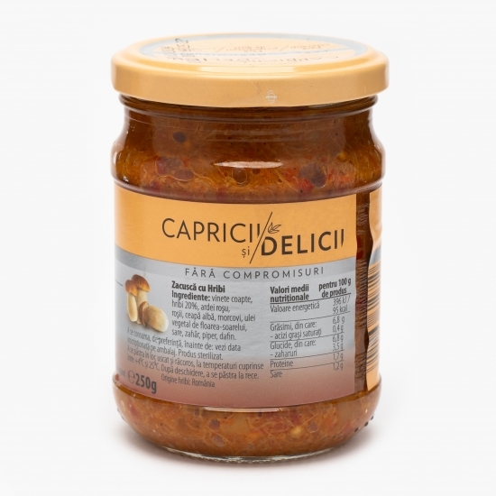 Zacuscă cu hribi 250g
