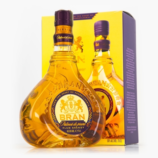 Pălincă de prune 50% alc. 700ml + cutie