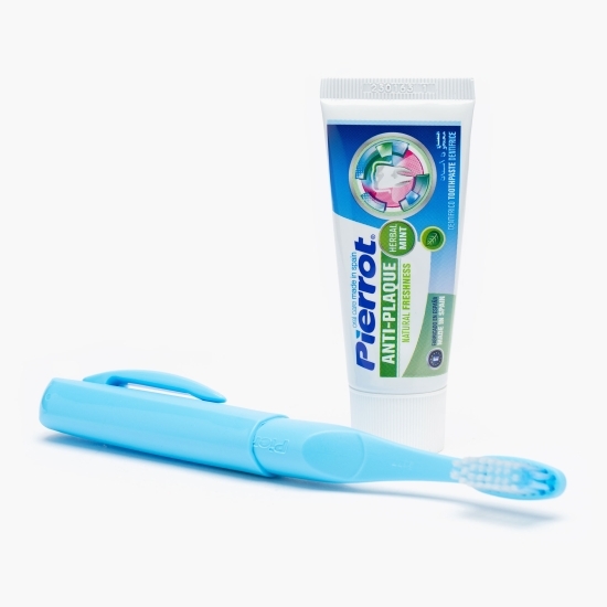 Set de călătorie Pocket Plus (periuță + pastă de dinți 30ml)