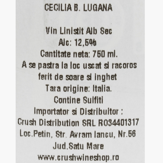 Vin alb sec Lugana D.O.C., 12.5%, 750ml