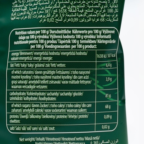 Bomboane de ciocolată cu cremă de mentă 165g