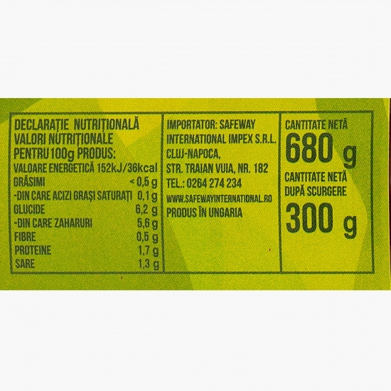 Gogoșari în oțet 680g