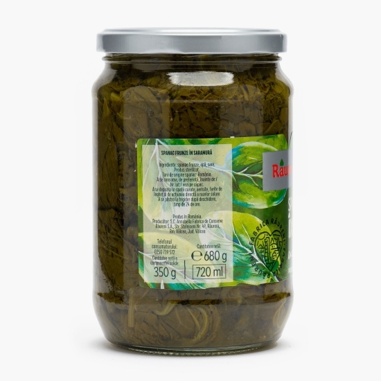 Spanac în saramură 680g 