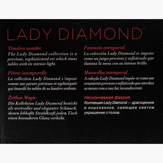 Set pahare pentru vin alb Lady Diamond, 6 buc x 190ml