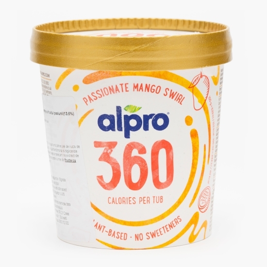 Înghețată pe bază de soia cu sirop de mango și fructul pasiunii 235g