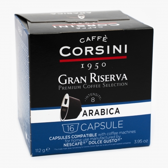 Capsule cafea Arabica 16 băuturi 112g