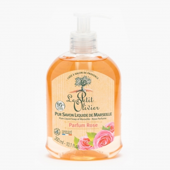 Săpun lichid Marseille parfum de trandafir 300ml