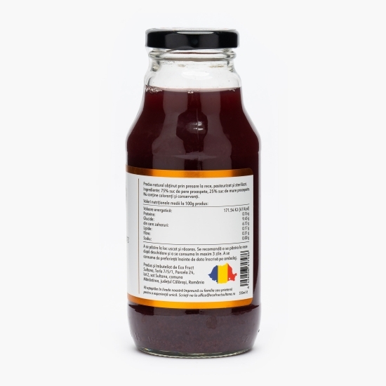 Suc de pere și mure fără zahăr adăugat 0.33l