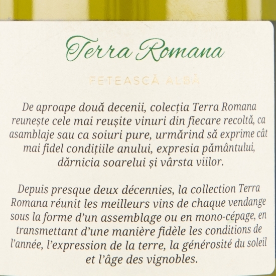 Vin alb sec Fetească Albă, 13%, 750ml