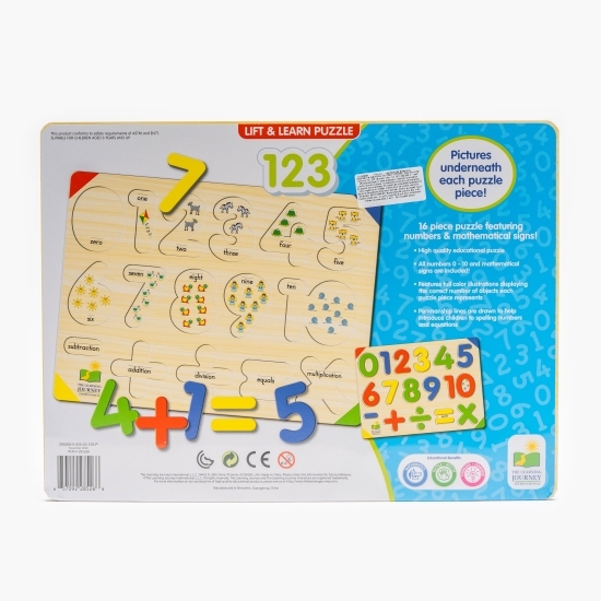 Puzzle-Să învățăm numerele 3+ ani