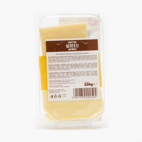 Mix de brânzeturi maturate Bucături Regești 200g