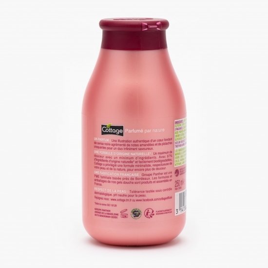 Lapte de duș hidratant cireșe negre și fistic 0.25l