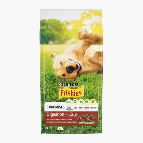 Hrană uscată pentru câini 9kg, cu vită&miel&cicoare