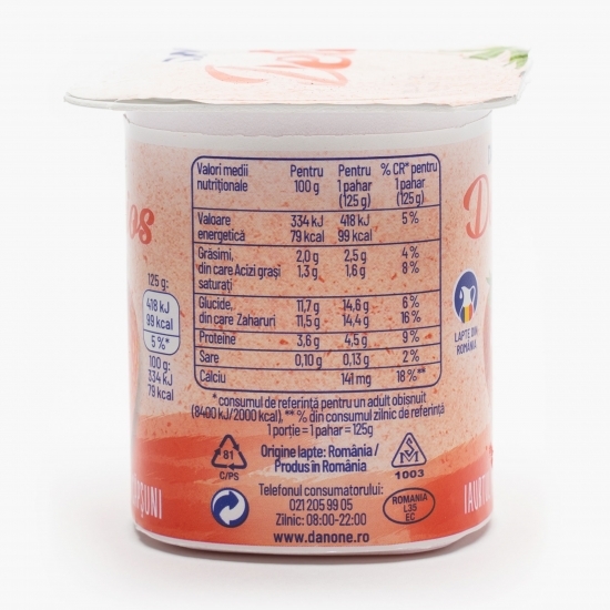 Iaurt cu căpșuni 125g