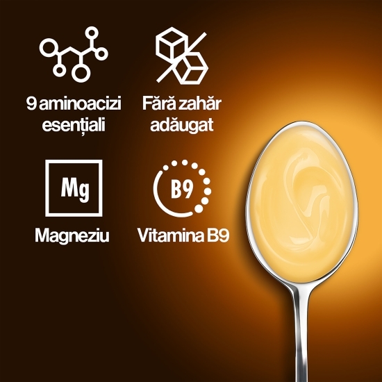 Budincă proteică cu gust de vanilie, fără zahăr adăugat 180g