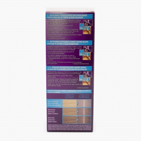 Vopsea de păr permanentă Intensive Color Cream, 10-19 blond argintiu rece, 110ml