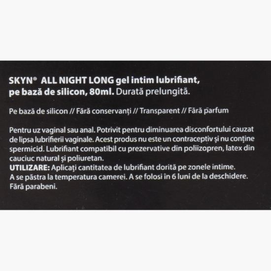 Gel intim lubrifiant All Night Long 80ml 