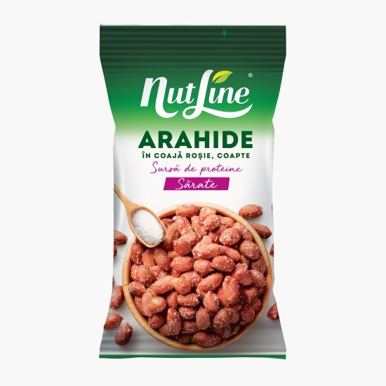 Arahide în coajă roșie cu sare 300g