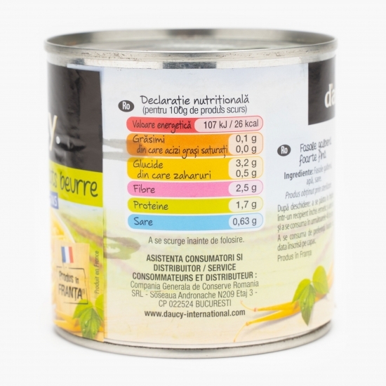 Fasole galbenă foarte fină 400g