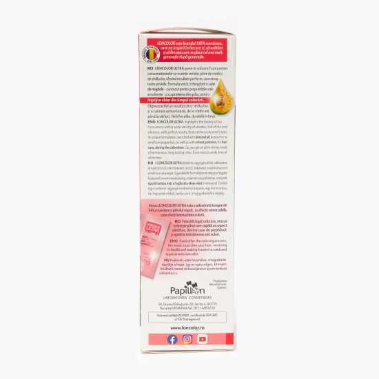 Vopsea permanentă  pentru păr Ultra 7.10 Blond bej cenușiu 100ml