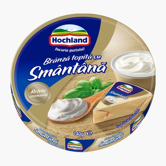 Brânză topită triunghiuri cu smântână 140g