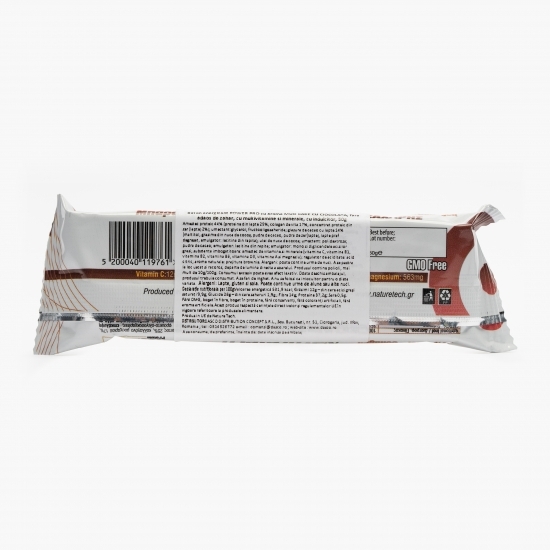 Baton energizant Power Pro negresă și ciocolată fără zahăr adăugat 50g