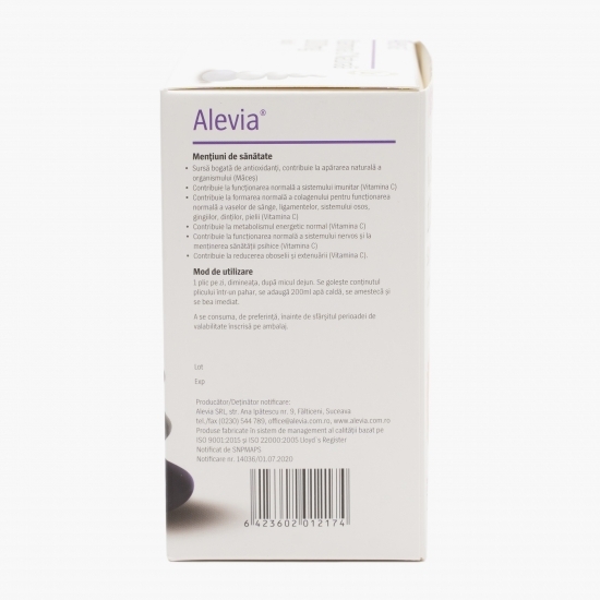 Vitamina C naturală 1000mg, solubil 15 plicuri