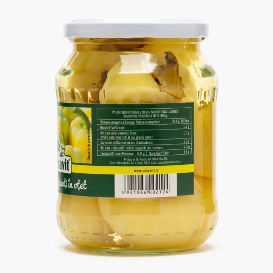 Gogoșari albi picanți în oțet 680g