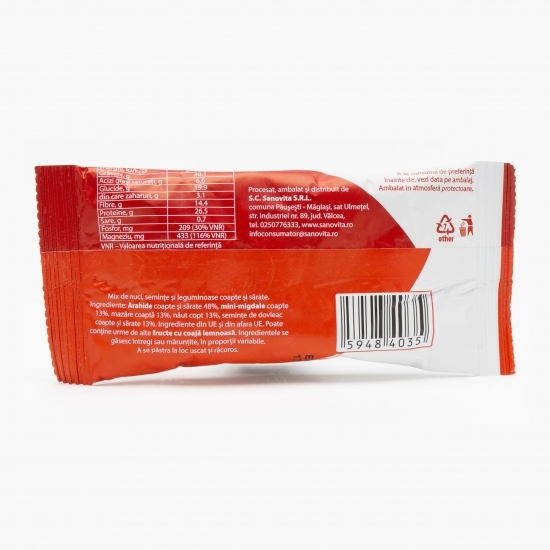 Mix de nuci, semințe și leguminoase coapte și sărate 50g